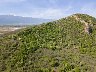 Fototapeta na wymiar Aerial view of Kozhuh Mountain, Bulgaria