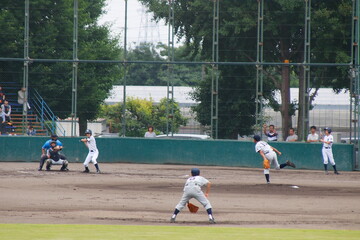 高校野球　バックネット