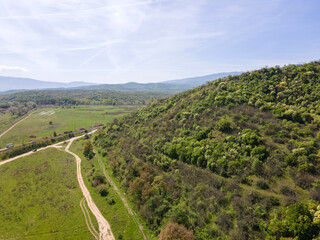 Aerial view of Kozhuh Mountain, Bulgaria