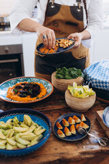 chef preparing food