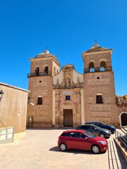 Iglesia católica en Aledo, Murcia. 