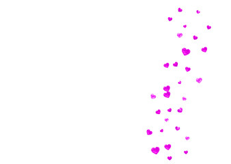 St Valentine Day Glitter. Romantic Poster For Engagement. Wedding Frame. Rose Happy Decoration. Ornament Illustration For Woman. Red Grunge Sparkle. Pink St Valentine Day Glitter.