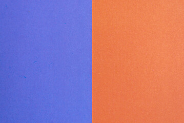 colored pieces of paper blue and orange symmetry