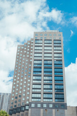 modern office building with sky downtown MIAMI 