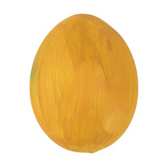 Orange egg isolated