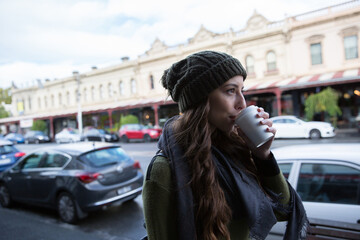 Fototapeta premium Morning Coffee in South Melbourne