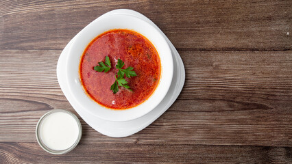 Borsht, bortsch, borshch, borscht. Soup, associated with cuisine of Eastern and Central Europe, especially Ukraine, Russia and Poland