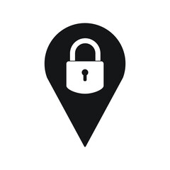 Locked placeholder  icon design. vector illustration