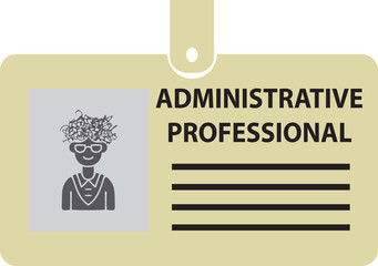 ID card Administrative Professional