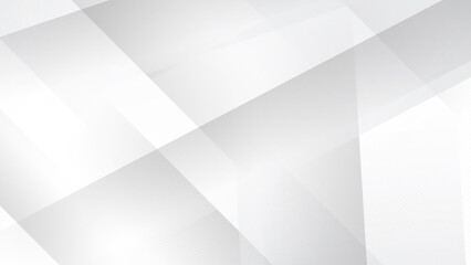 Obraz premium Abstract white light silver background vector. Modern diagonal presentation background. Suit for business, corporate, institution, party, festive, seminar, and talks.