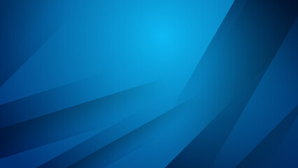 Obraz premium Minimal geometric blue light technology background abstract design. Vector illustration abstract graphic design banner pattern presentation background web template.