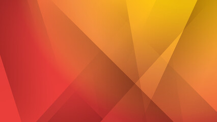 Obraz premium Minimal geometric red orange light technology background abstract design. Vector illustration abstract graphic design banner pattern presentation background web template.