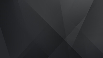 Fototapeta premium Minimal geometric black grey light technology background abstract design. Vector illustration abstract graphic design banner pattern presentation background web template.