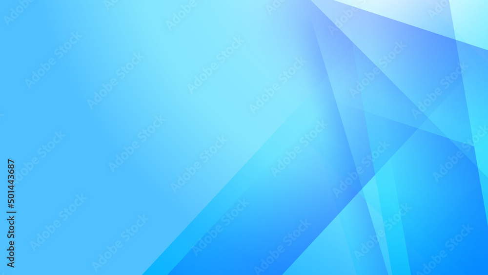 Wall mural abstract light blue background. vector abstract graphic design banner pattern presentation backgroun