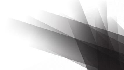 Abstract black and white vector technology background, for design brochure, website, flyer. Geometric black and white wallpaper for poster, certificate, presentation, landing page