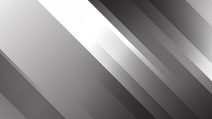 Minimal geometric black and white light technology background abstract design. Vector illustration abstract graphic design banner pattern presentation background web template.