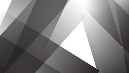 Dark black and white abstract background geometry shine and layer element vector for presentation design. Suit for business, corporate, institution, party, festive, seminar, and talks.