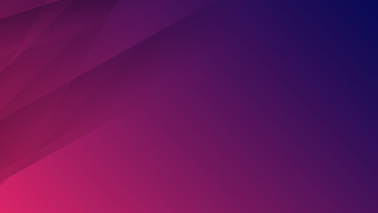 Fototapeta premium Abstract blue pink purple geometric light triangle line shape with futuristic concept presentation background