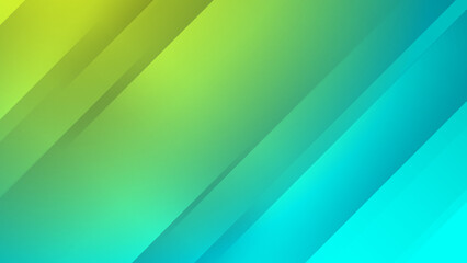 Modern green yellow corporate abstract technology background. Vector abstract graphic design banner pattern presentation background web template.