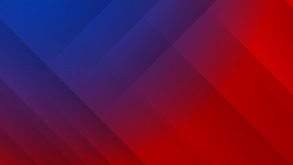 Abstract blue red background. Vector abstract graphic design banner pattern presentation background web template.