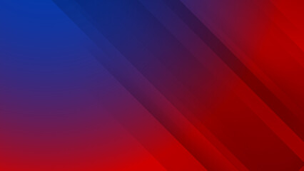 Modern blue red corporate abstract technology background. Vector abstract graphic design banner pattern presentation background web template.