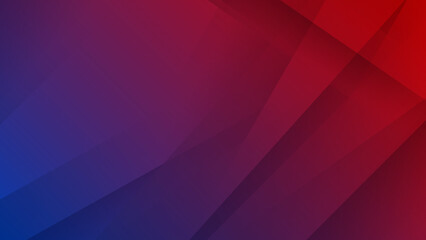 Abstract blue red background. Vector abstract graphic design banner pattern presentation background web template.