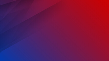 Abstract blue red geometric light triangle line shape with futuristic concept presentation background