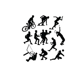 Sport Silhouettes Activity, art vector design