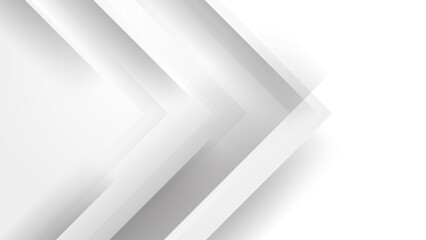 Obraz premium Abstract white grey background. Vector abstract graphic design banner pattern presentation background web template.
