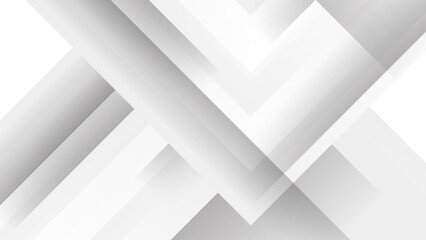 Abstract white grey light silver technology background vector. Modern diagonal presentation background.