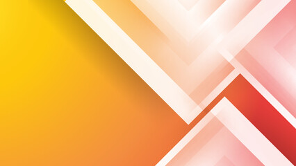 Dark white orange abstract background geometry shine and layer element vector for presentation design. Suit for business, corporate, institution, party, festive, seminar, and talks.