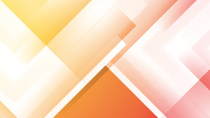 Minimal geometric white orange light technology background abstract design. Vector illustration abstract graphic design banner pattern presentation background web template.