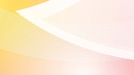 Abstract white orange geometric light triangle line shape with futuristic concept presentation background