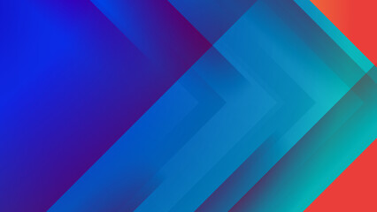 Obraz premium Abstract orange blue background. Vector abstract graphic design banner pattern presentation background web template.