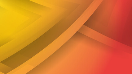 Vector orange yellow gradient abstract, science, futuristic, energy technology concept. Digital image of light rays, stripes lines with light, speed and motion blur over dark tech background