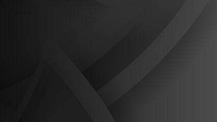 Abstract black grey 3d vector technology background, for design brochure, website, flyer. Geometric black grey 3d wallpaper for poster, certificate, presentation, landing page