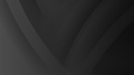 Obraz premium Minimal black grey 3d abstract modern background design. Design for poster, template on web, backdrop, banner, brochure, website, flyer, landing page, presentation, certificate, and webinar