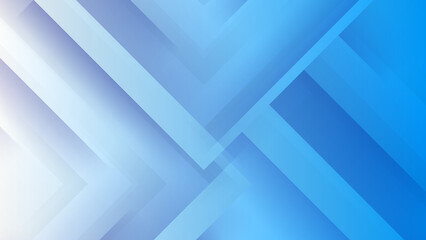 Obraz premium Abstract light blue white geometric light triangle line shape with futuristic concept presentation background