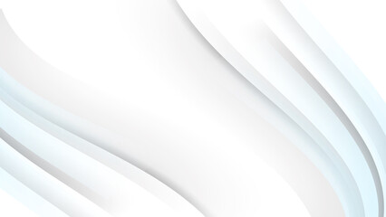 Vector white grey abstract, science, futuristic, energy technology concept. Digital image of light rays, stripes lines with light, speed and motion blur over dark tech background