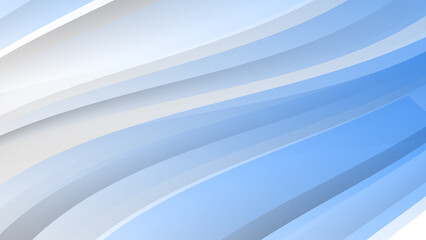 Obraz premium Modern light blue and white wave corporate abstract technology background. Vector abstract graphic design banner pattern presentation background web template.