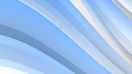Minimal light blue and white wave abstract modern background design. Design for poster, template, backdrop, banner, brochure, website, flyer, landing page, presentation, certificate, and webinar
