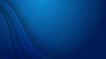 Minimal dark blue wave abstract modern background design. Design for poster, template on web, backdrop, banner, brochure, website, flyer, landing page, presentation, certificate, and webinar