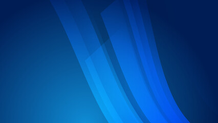 Abstract blue wave curve 3d light silver technology background vector. Modern diagonal presentation background.