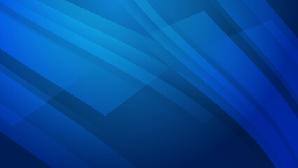 Obraz premium Minimal blue wave curve 3d abstract modern background design. Design for poster, template on web, backdrop, banner, brochure, website, flyer, landing page, presentation, certificate, and webinar