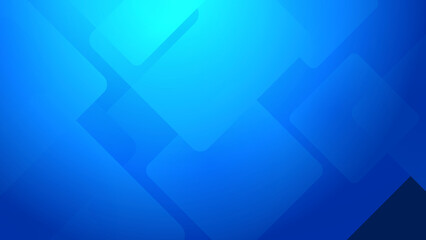 Obraz premium Minimal blue square tech abstract modern background design. Design for poster, template on web, backdrop, banner, brochure, website, flyer, landing page, presentation, certificate, and webinar