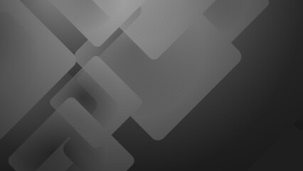 Minimal geometric black square grey light technology background abstract design. Vector illustration abstract graphic design banner pattern presentation background web template.