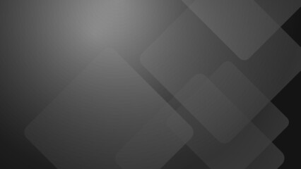 Obraz premium Abstract black square grey light silver technology background vector. Modern diagonal presentation background.