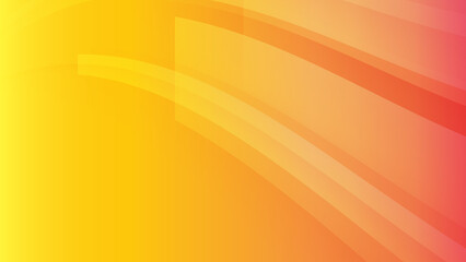 Abstract orange yellow wave curve 3d background. Vector abstract graphic design banner pattern presentation background web template.