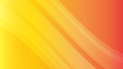 Abstract orange yellow wave curve 3d background. Vector abstract graphic design banner pattern presentation background web template.