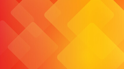 Modern orange yellow square corporate abstract technology background. Vector abstract graphic design banner pattern presentation background web template.